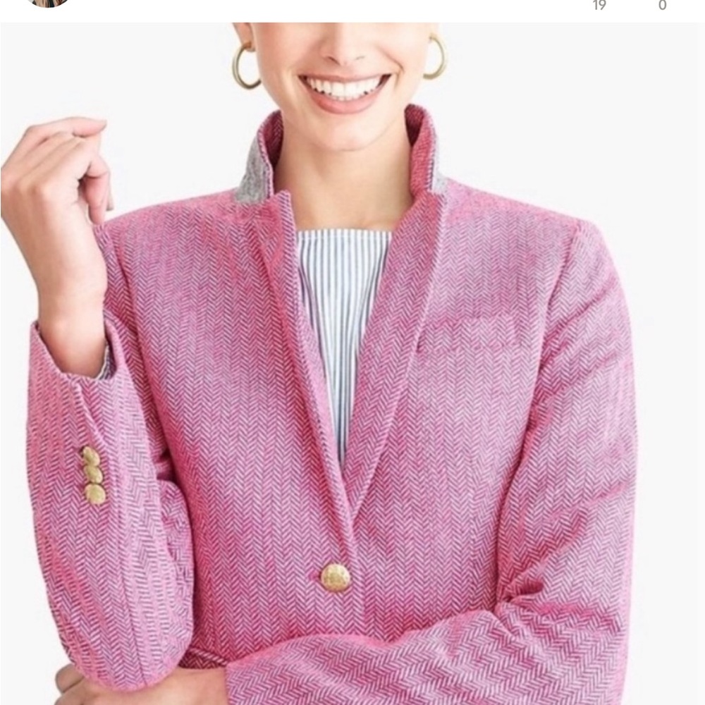 Hot pink J Crew Blazer -NWT